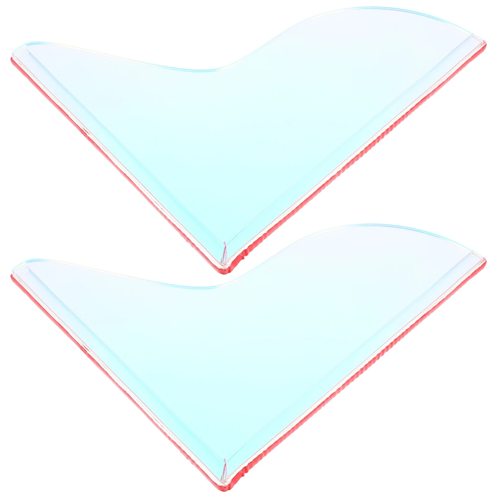 

1Pair Acrylic Bath Splash Guard Waterproof Self-Adhesive Detachable Shower Corner Protector for Bathroom Tub Washbasin Splash