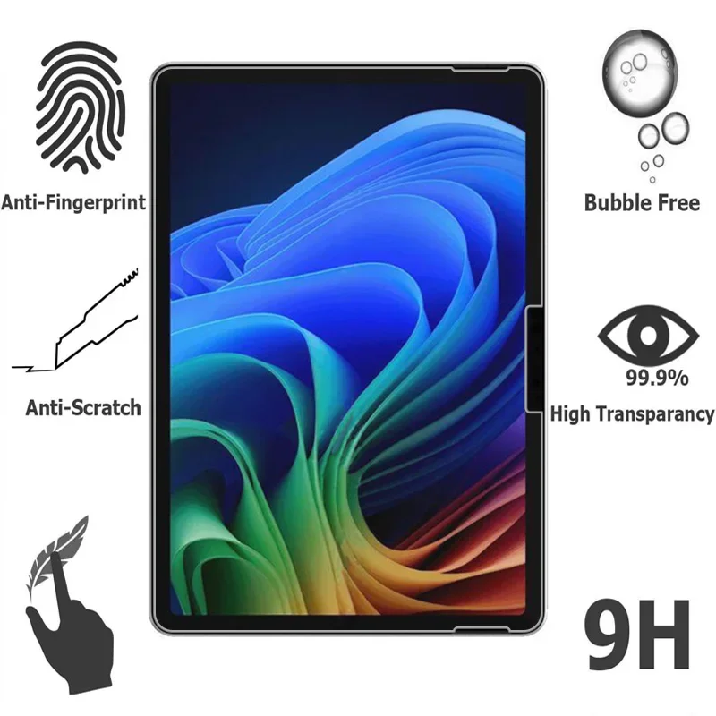 2PCS For Microsoft surface Pro12 Tempered Glass Screen Protector On for Microsoft surface Pro12 Anti Scratch HD arcuate Film