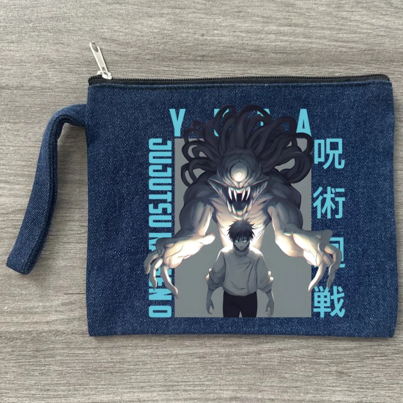 

Аниме Yuta Okkotsu холст джинсовая косметичка карманная сумка для мытья помады для свадьбы дорожные сумки для помады органайзер для хранения