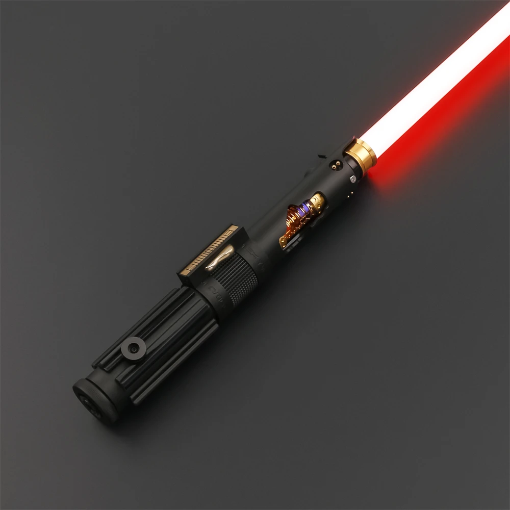 TXQSABER pedang Laser kristal Anakin Skywalker, Gesture pengapian Bluetooth Proffie Neo Pixel Ligthsaber, mainan bercahaya