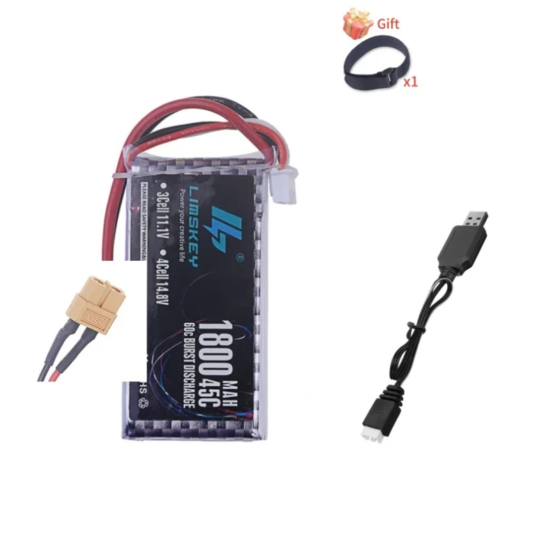 2S Lipo Batterij 2S 7.4V 1500Mah 1800Mah 45c Rc Speelgoed Oplaadbare Batterijen Voor Rc Helikopter Vliegtuig Auto Boot Quadrotor Drone