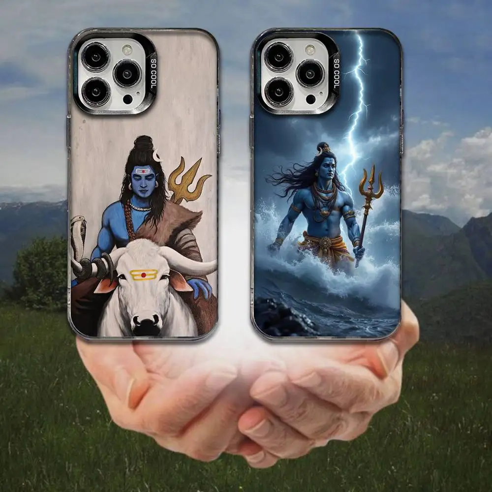 

Lord Shiva M-Mahadeva Of India Phone Case For iPhone 16,15,14,13,12,11,8,7,Pro,Max,Plus,Mini,XS,SE Anti Fall Black Matte Hard