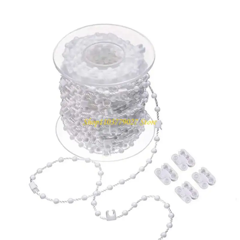 C4DF 20 Pack Chain Connectors Beads Chain Connectors Plastic Replacements Chain Cord Connectors Clip Suitable for Window