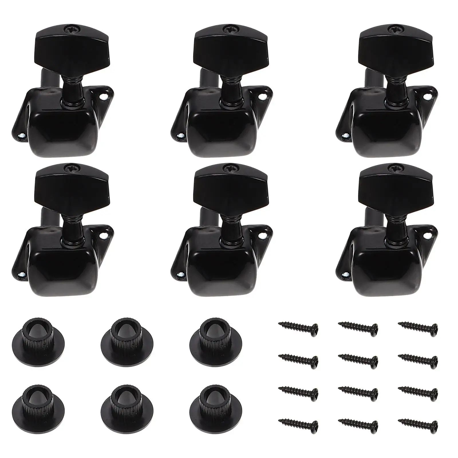 

Guitar Tuners Durable Head Knob String Parts Portable Pegs Easy Install Stable Sound Long Lasting Use