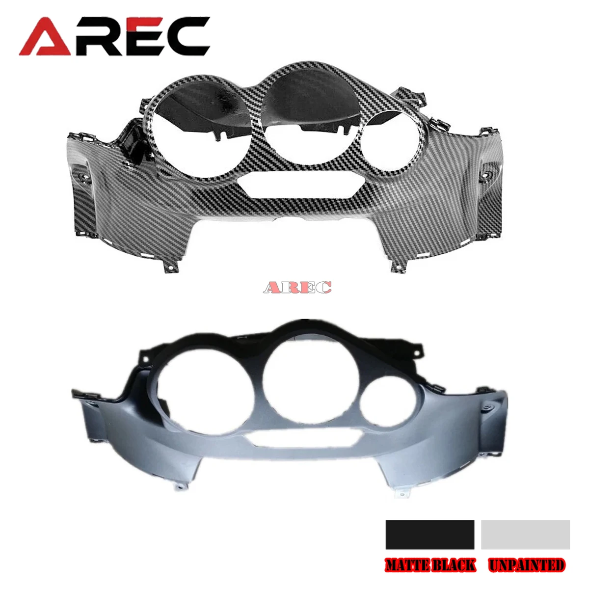 

FOR YAMAHA YZF600R THUNDERCAT 1996-2007 YZF 600R Carbon Fiber Pattern and Matte Black Instruments Dash Surround Cover Fairing