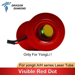 DRAGON DIAMOND Yongli serie H/A, Kit de punto rojo, asistencia utilizada para el tubo láser Yongli, ajuste del camino de la luz