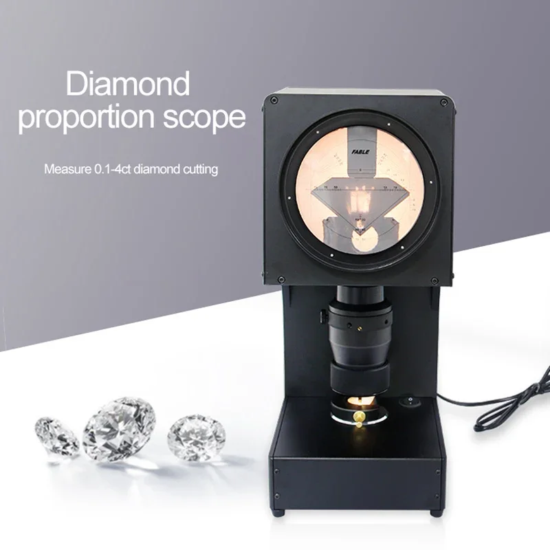 Diamond Proportion Scope With High Accuracy Diamond Cutting Analysis Equipment For 0.1-4.0 CT Diamond CN;GUA