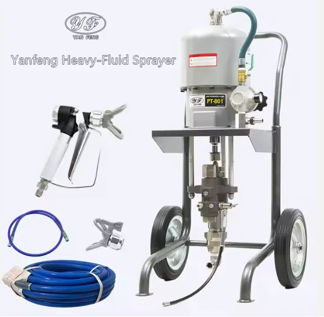 80:1 고압 무에어 스프레이어 해양 코팅 페인트 공압식 무에어 페인트 기계