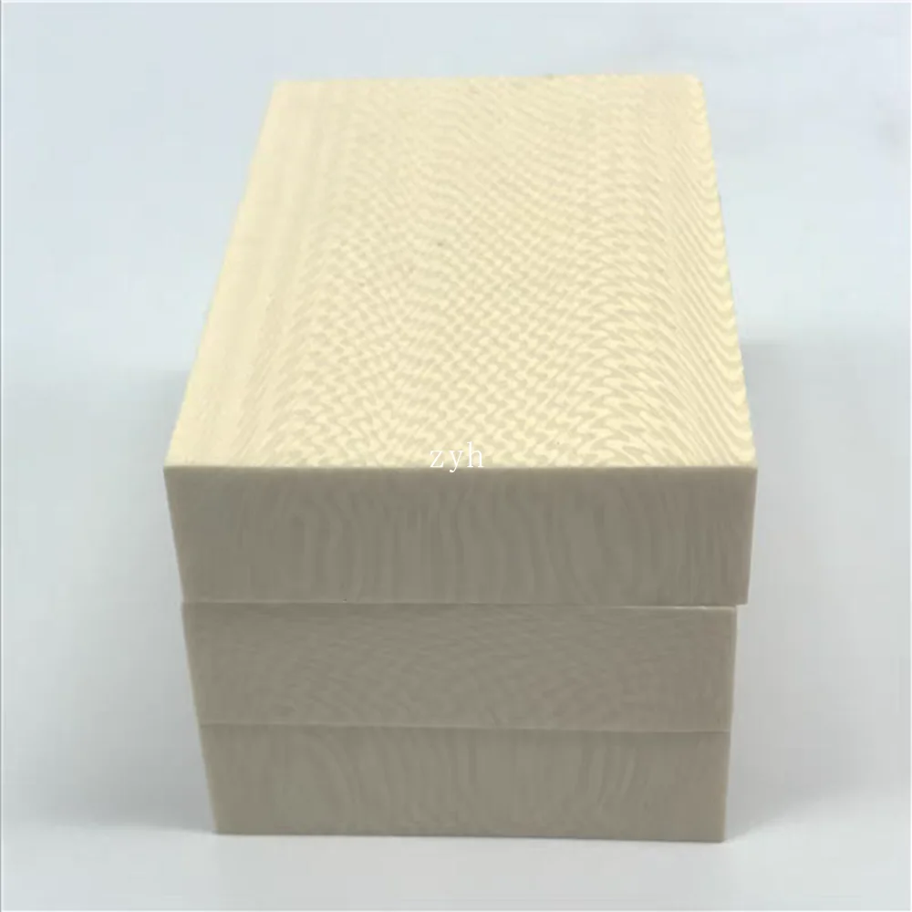 

Ivory Substitute sheet plate resin Imitation Material for Knife handle piano key engraved Buddha pendant hardware accessory