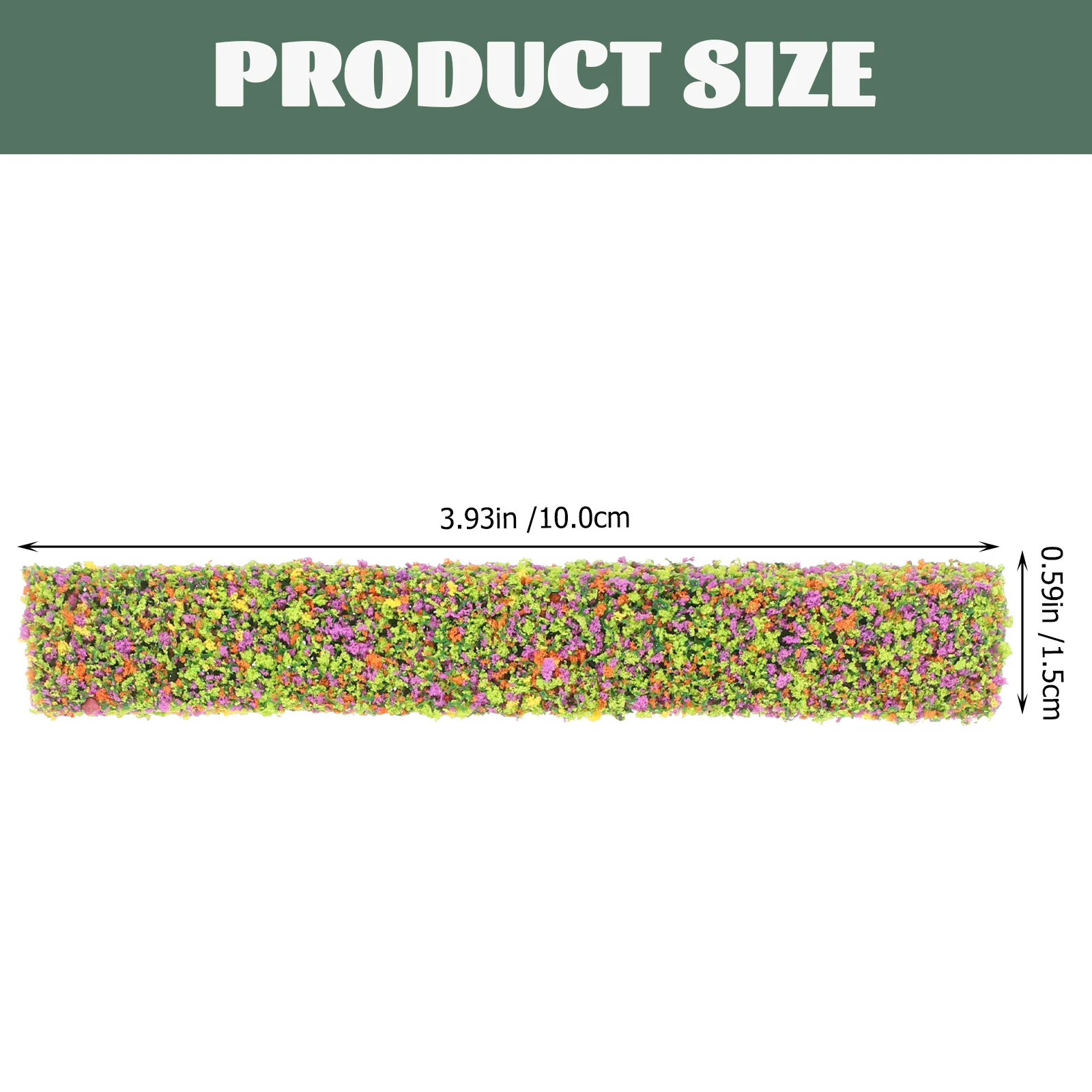 15 pezzi di simulazione cluster materiale spugna leggero decorazione paesaggio fai da te tavolo di sabbia micro paesaggio treno ferroviario