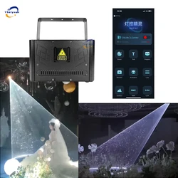 RGB Animation Laser Light 15W ILDA DMX Animation Scanner Laser Projector Wedding Dj Disco Party Christmas Stage Effect Light
