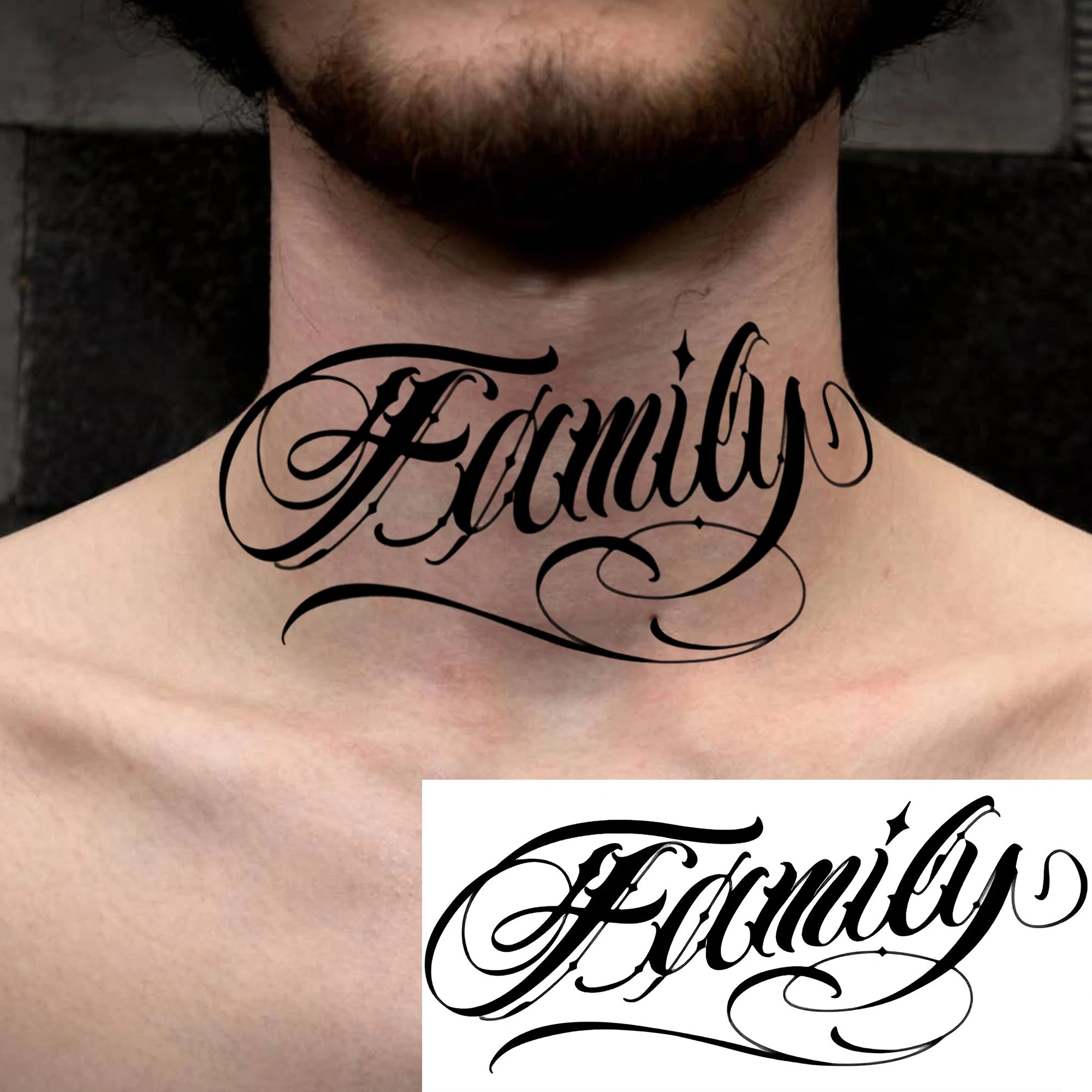 1 Sheet Dragon Spider Temporary Tattoos For Women Men Forearm Neck, Long Lasting Waterproof Realistic Temp Fake Tattoo Stickers