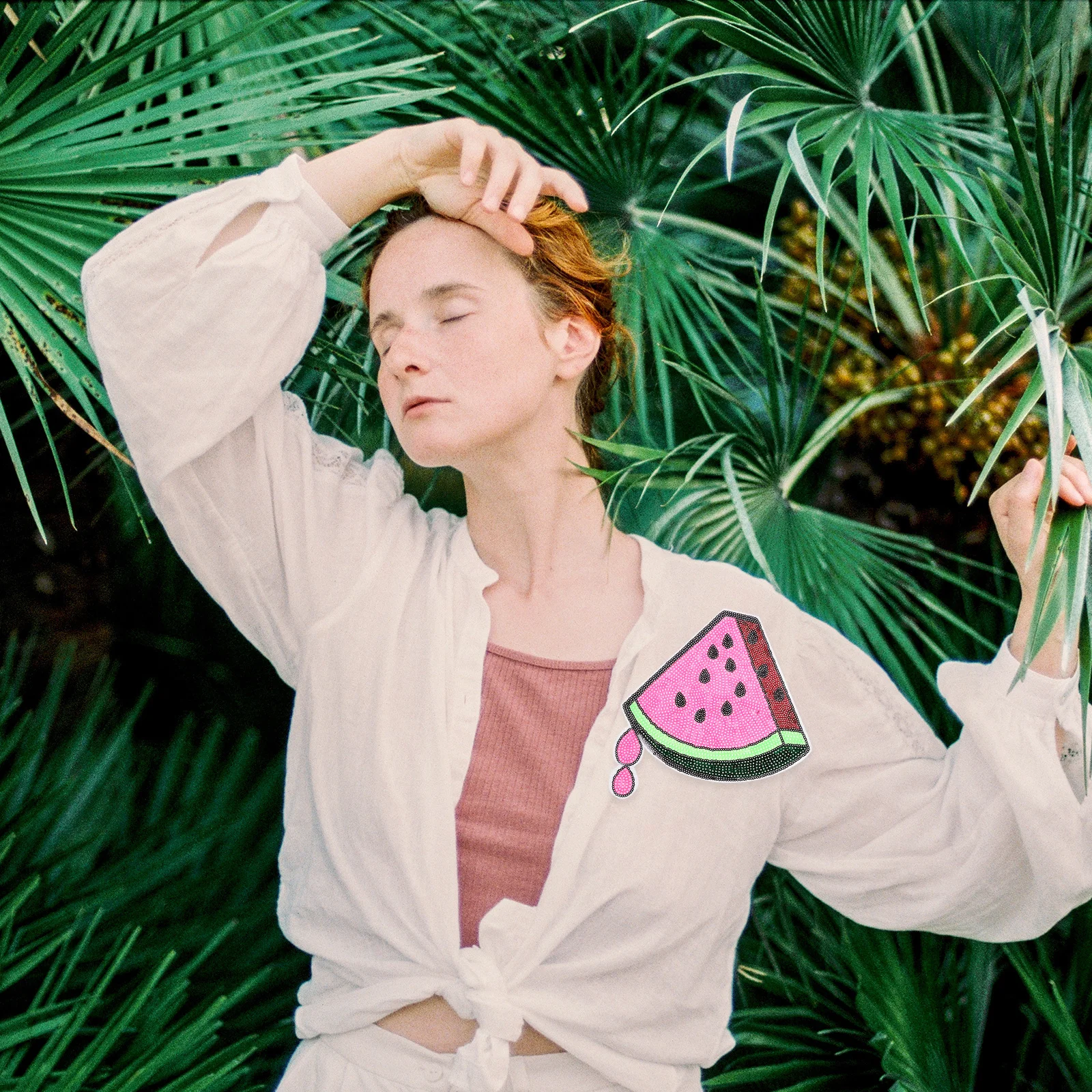 

1Pcs Watermelon Clothing Patch Shining DIY Handmade Sticker Decoration for Clothes Bags Crafts Durable Safe Fashion