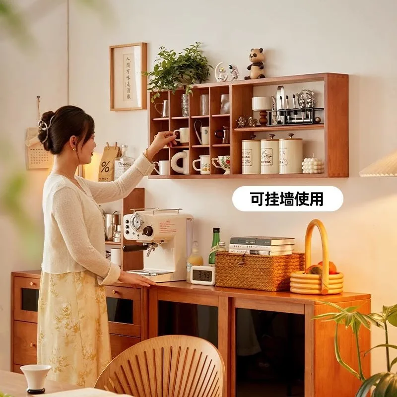 Floating Solid Wood Shelf: An Adjustable Wall-Mounted Storage Solution thumbnail