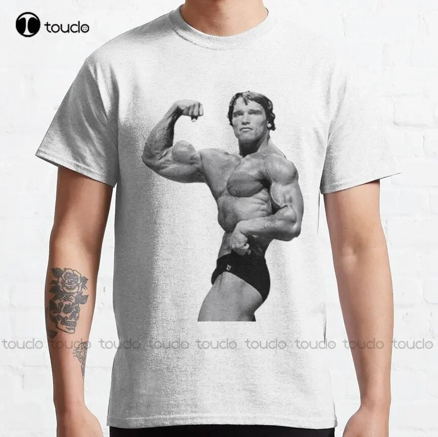 Arnold Schwarzenegger Classic T-Shirt Custom Aldult Teen Unisex Digital Printing Tee Shirts Funny Art Streetwear Cartoon Tee