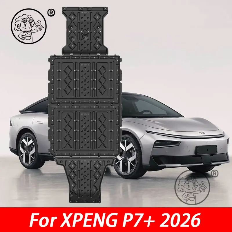 

For XPENG P7+ 2026 2027Car Motor Battery Manganese Steel Alloy Guard Chassis Armor Underbody Protection Panels Protection Device