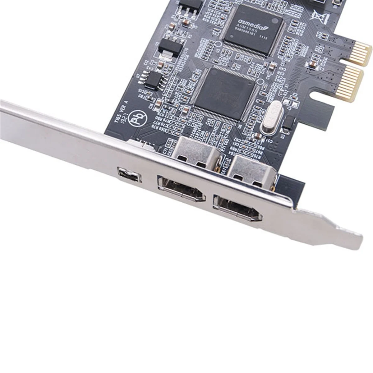 PCI-E 1X IEEE 1394A 4 Port(3+1) Firewire Card Adapter 1394 a PCIe with 6 Pin to 4 Pin IEEE 1394 Cable