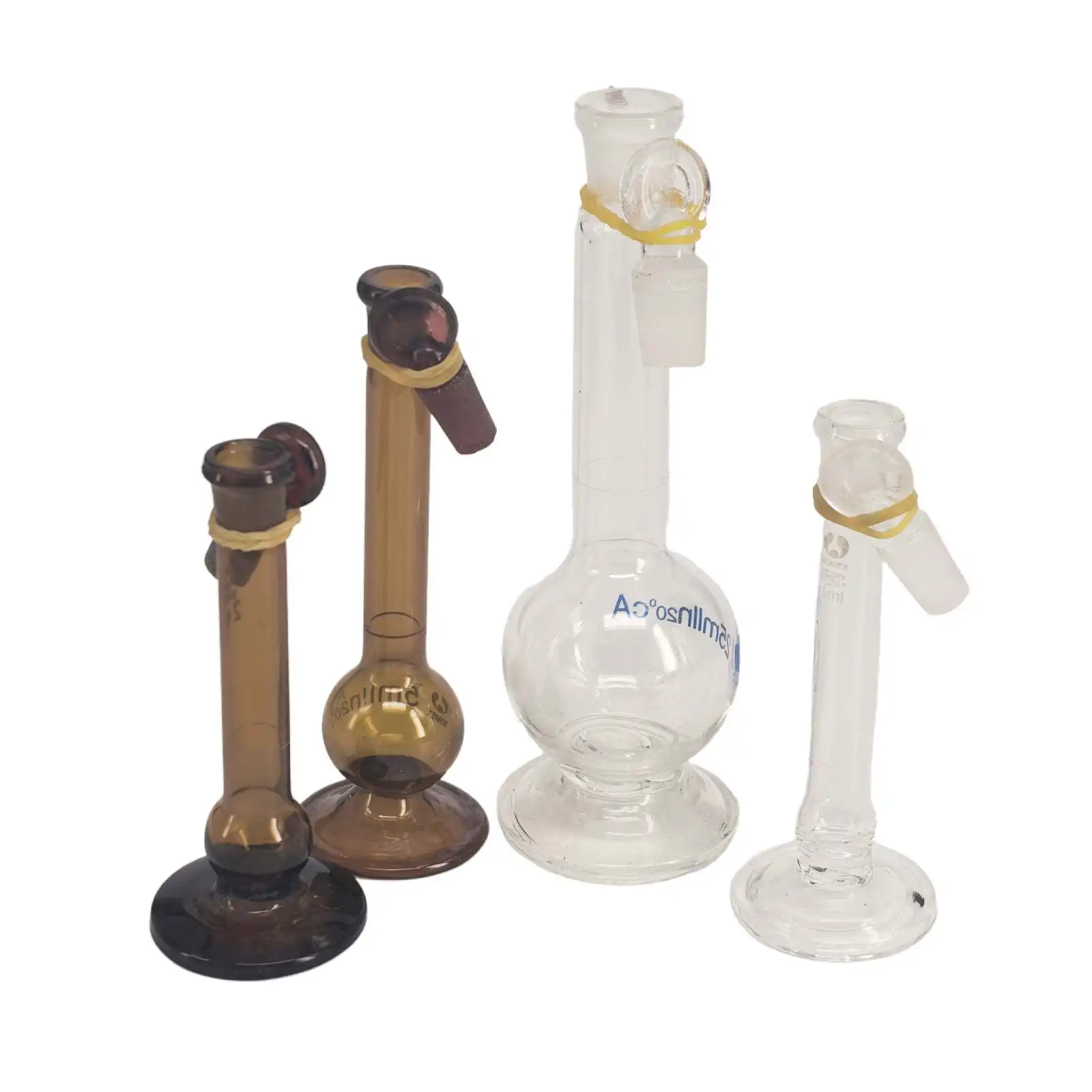 1ml/2ml/5ml/10ml/25ml Borosilicate Glass Clear/Brown Lab Volumetric Measuring Flask With Stopper Base