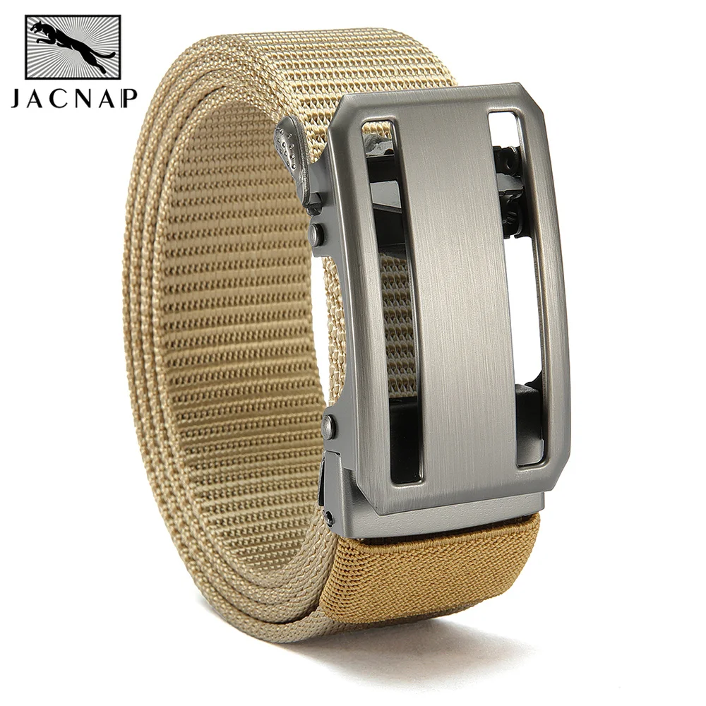 

Men's Automatic Buckle Canvas Nylon Belt, Korean Fashion, Outdoor & Military Training