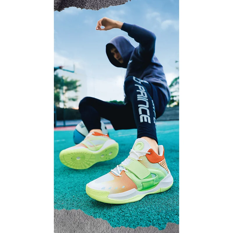 New Summer2025Basketball Shoes Couple Style Splash5Glow-in-the-Dark Basketball Shoes with Rubber Soles Ringing