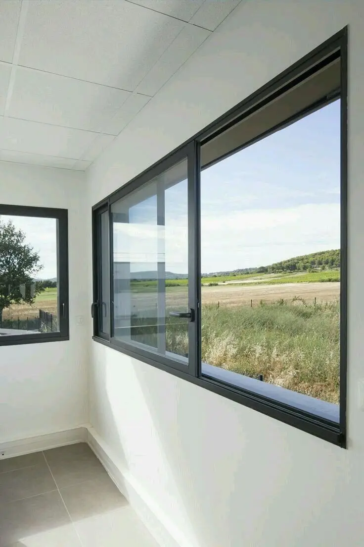 Dn moderne Fenster Aluminium legierung Wärme isolierung schall dichte Schiebefenster für Haus benutzer definierte Größe/Farbe Flügel fenster