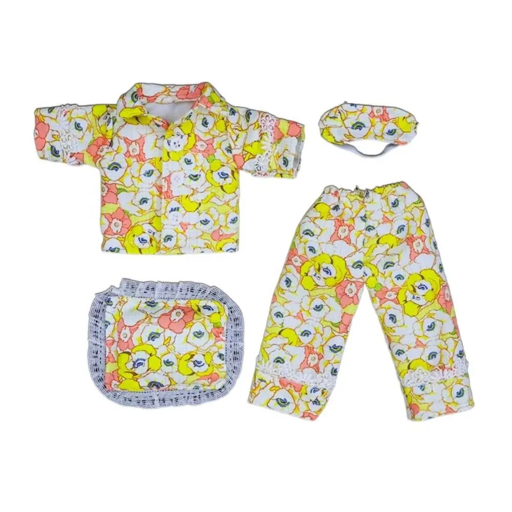 Gestreepte 30 cm pop pyjama vrijetijdskleding aankleden pop slaap kleding handgemaakte homewear BJD poppenkleertjes foto rekwisieten