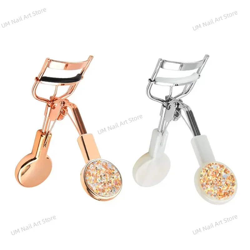 Portable Round Handle Eyelash Curler False Eyelash Curling Aid Beauty Makeup Tool Exquisite Eyelash Curler Makeup Tools