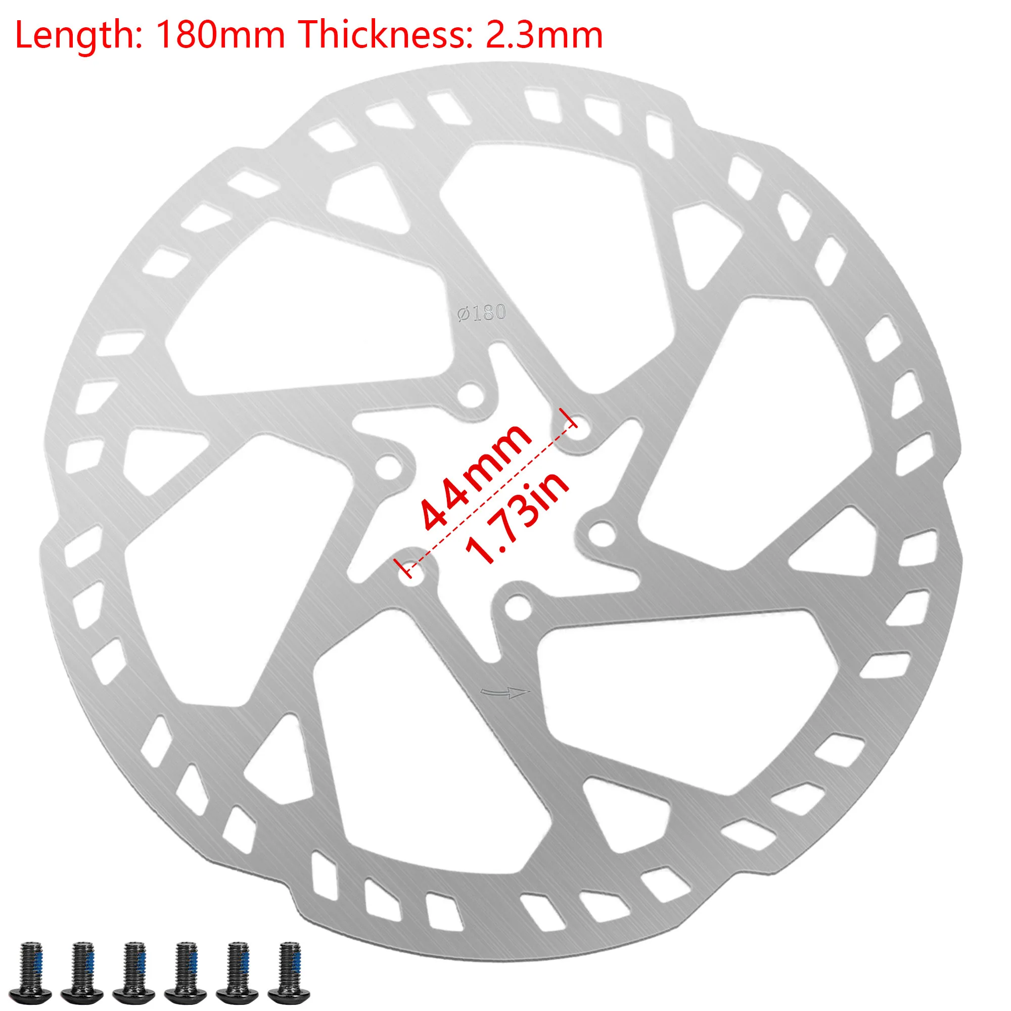 DYISLAND MTB Bike Disc Brake Rotor 140mm/160mm/180mm/203mm 2.3mm thickness Stainless Steel Brake Rotors Road Bicycle Brake Disc