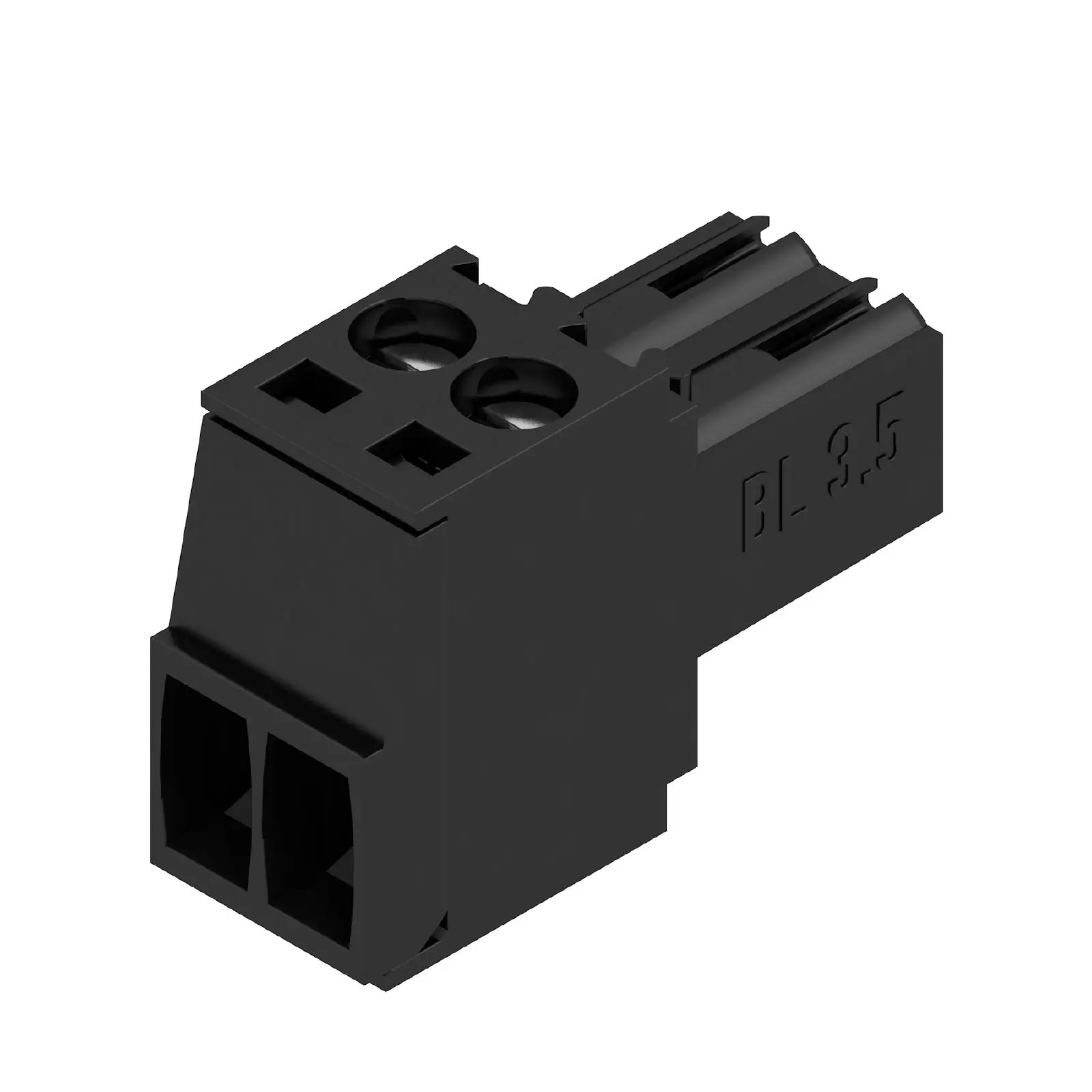 WEIDMULLER BL 3.50/02/180 SN BK BX Connettori femmina con sistema di vite di bloccaggio per collegare conduttori a passo 3,50 mm