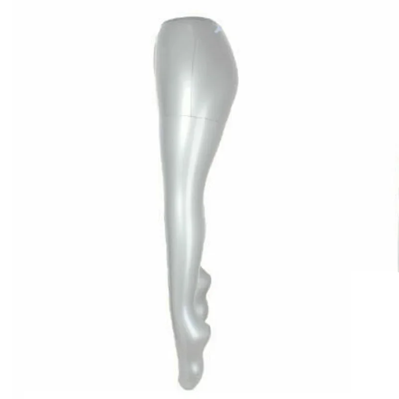 Convenient Silver PVC Female Pants Underwear Inflatable Mannequin Dummy Torso Legs Model, Perfect For Exhibition