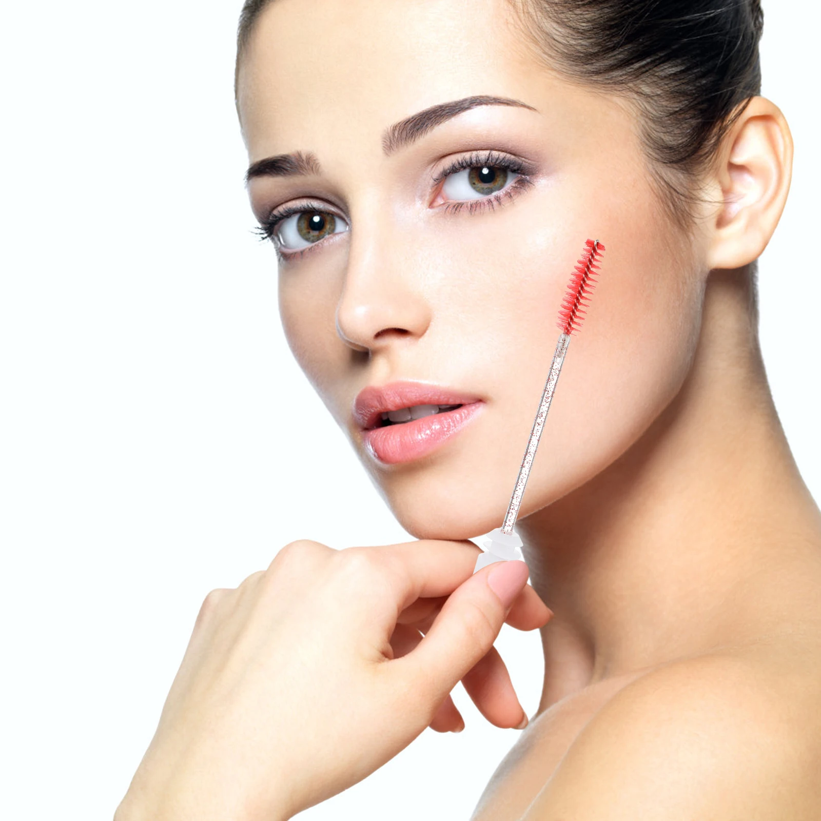 

10Pcs Eyelash Brushes Portable Empty Mascara Tubes with Applicators for Eyebrow Dye Cream Hairline Liquid Travel Makeup Tool