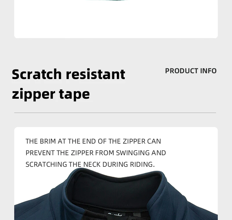 YKYWBIKE Herren-Fahrradjacke, wasserdicht, winddicht, Rennrad-Oberteile, Winter 0 ° C Thermal Fleece Fahrradtrikot Fahrradbekleidung – Detail 15