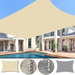 300D  Waterproof Large Sun Shelter Sunshade Protection Outdoor Canopy Garden Patio Pool Shade Sail Awning Camping Shade