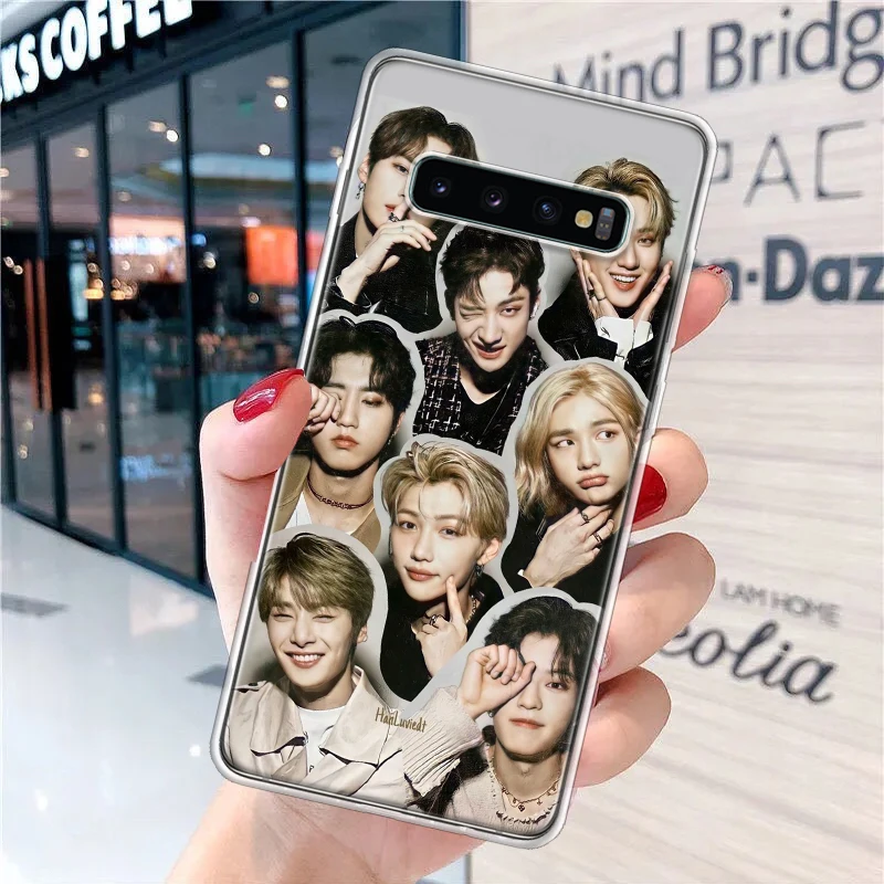 Kpop Stray Kids Soft Phone Case for Samsung Galaxy S24 S23 S22 S21 Ultra S20 FE S10 Plus S9 + Print Fundas Cover Capa