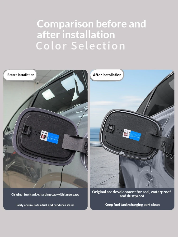 For BYD Sealion 7 Sea Lion 07 EV Car Charging Port Sealing Strip Silicone Sealing Ring for Dust Prevention Car Accessories 3