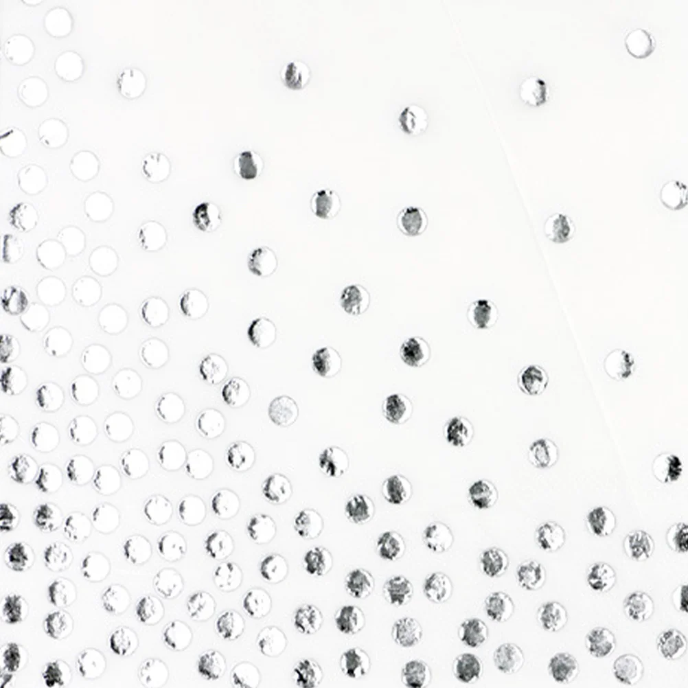 

20Pcs Dots Pattern Napkins Eco-Friendly Material Creative Design for Wedding Birthday Baby Shower Party Silver