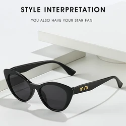 Women's minimalist letter fashion glasses Tropical Beach Vacay glasses vintage summer color fashion glasses