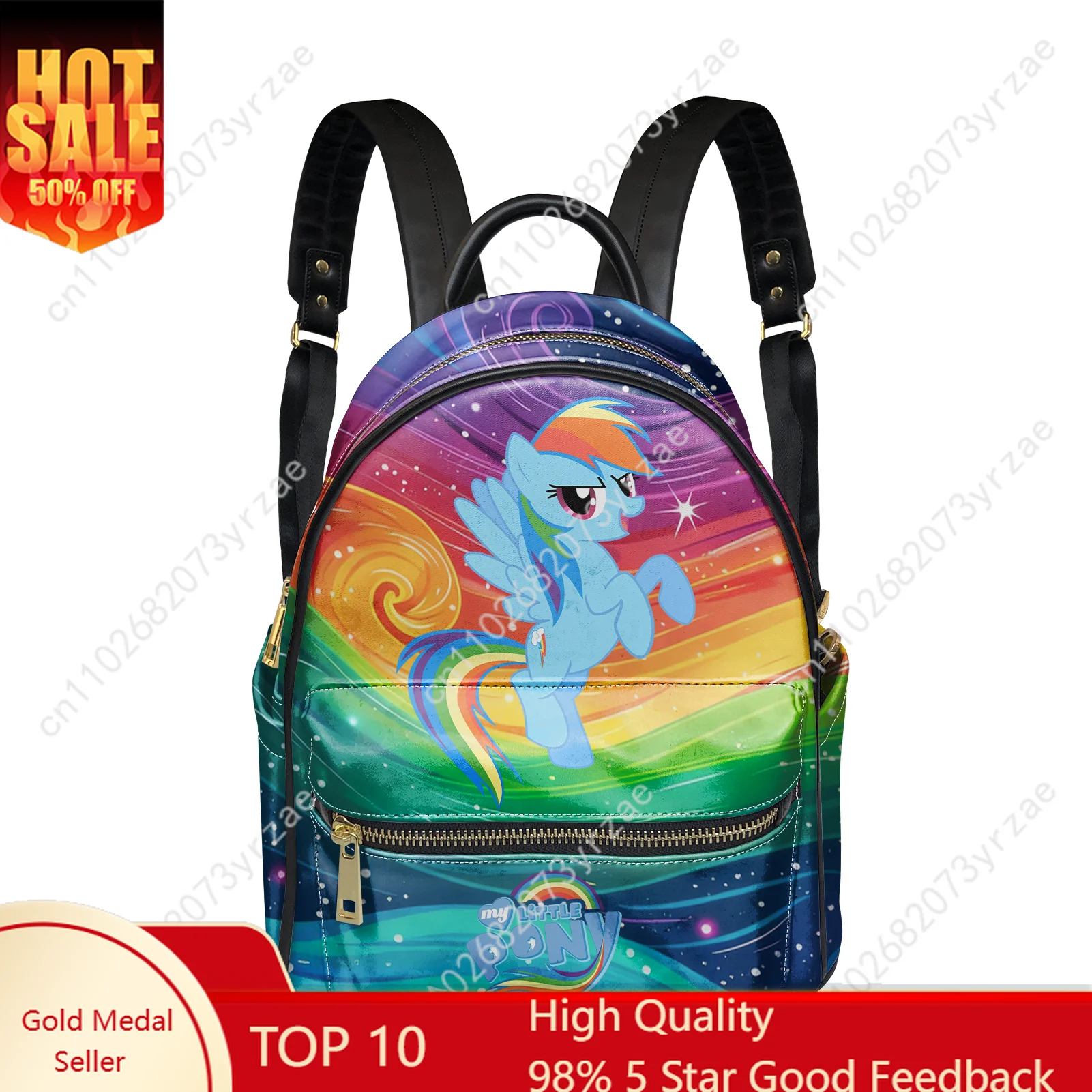 Rainbow Dash Backpacks Mens Womens Knapsack My Little Pony Friendship Is Magic Backpack Custom Daypacks Cosplay Bag