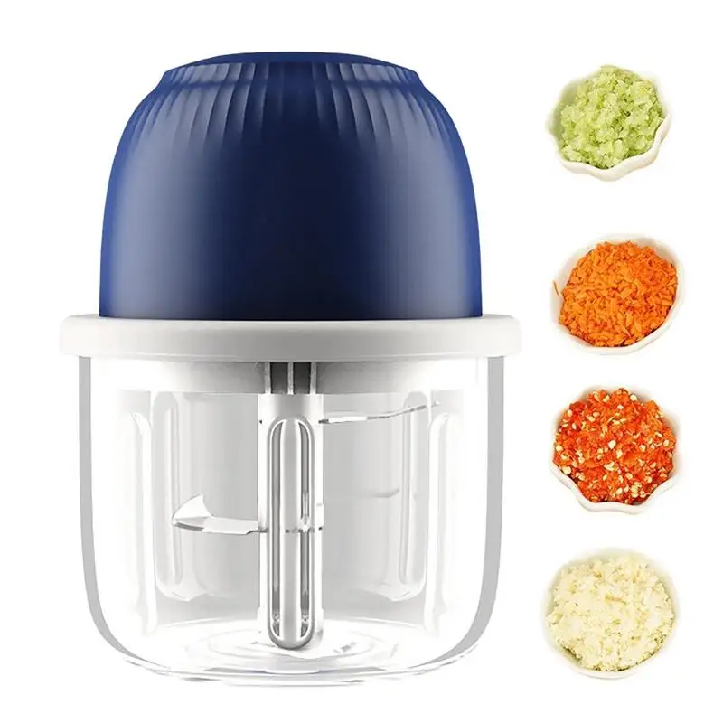 

Garlic Chopper Electric Vegetable Chopper And Blender Cordless Mini Onion Garlic Veg Cutter Garlic Press Crusher For Chili