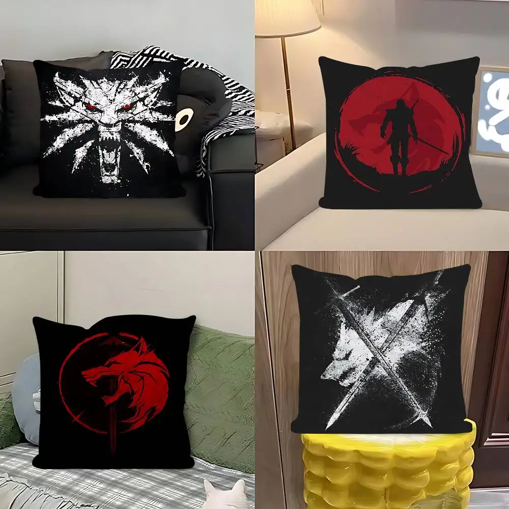 غطاء وسادة على شكل حرف T من The-Witcher لغرفة النوم وغرفة المعيشة وغطاء وسادة مزخرف للأريكة