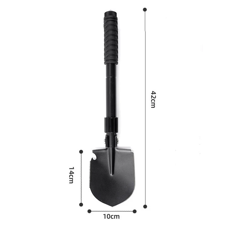 Emergency Folding Handle Spade Outdoor Folding Multifunction Tactical Shovel For Camping Hiking