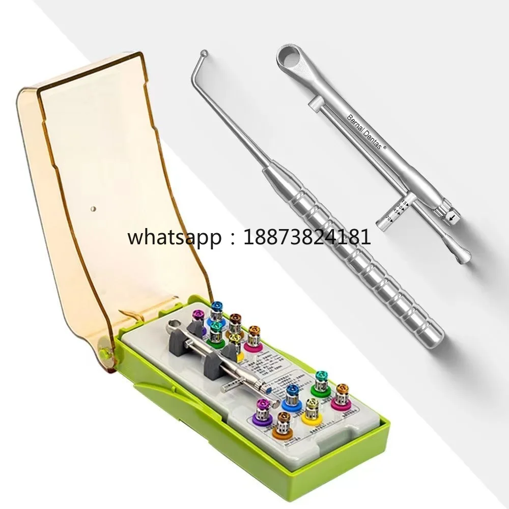 1 Set Dental Universal Torque Screwdriver Wrench Restoration Ratchet Kit Dental Tool Kit fast shipping