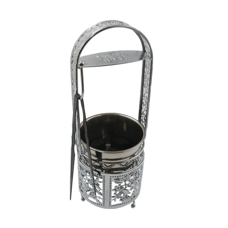 Hookah Basket Stainless Steel Metal Charcoal Holder Set Shisha Basket for Coals Narguile Sheesha Smoking Accessory Accessories