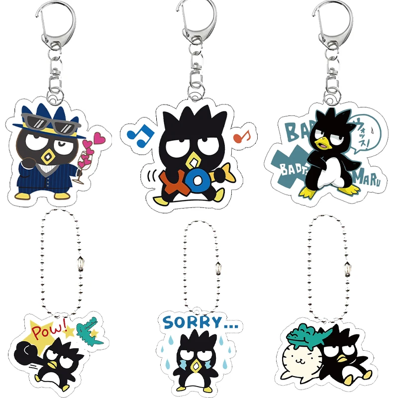 

Акриловый брелок с героями мультфильмов в стиле аниме BADBADTZ-MARU, украшения, каваи, милый рюкзак, ювелирные изделия, очаровательный автомобильный брелок, аксессуары, подарки, игрушки