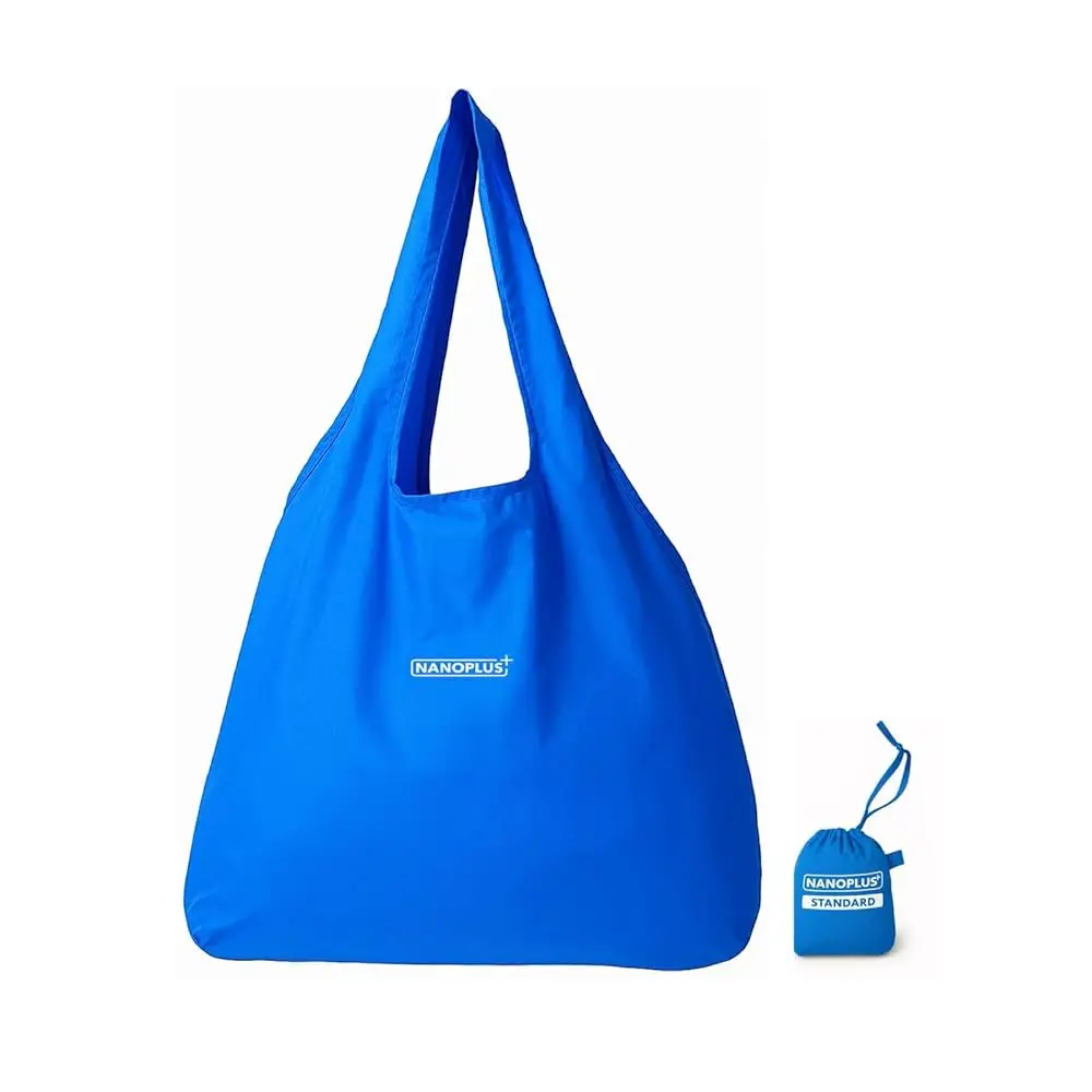 Compact Reusable Grocery Tote Bag – Lightweight, Foldable & Packable Shopping Bag for Travel