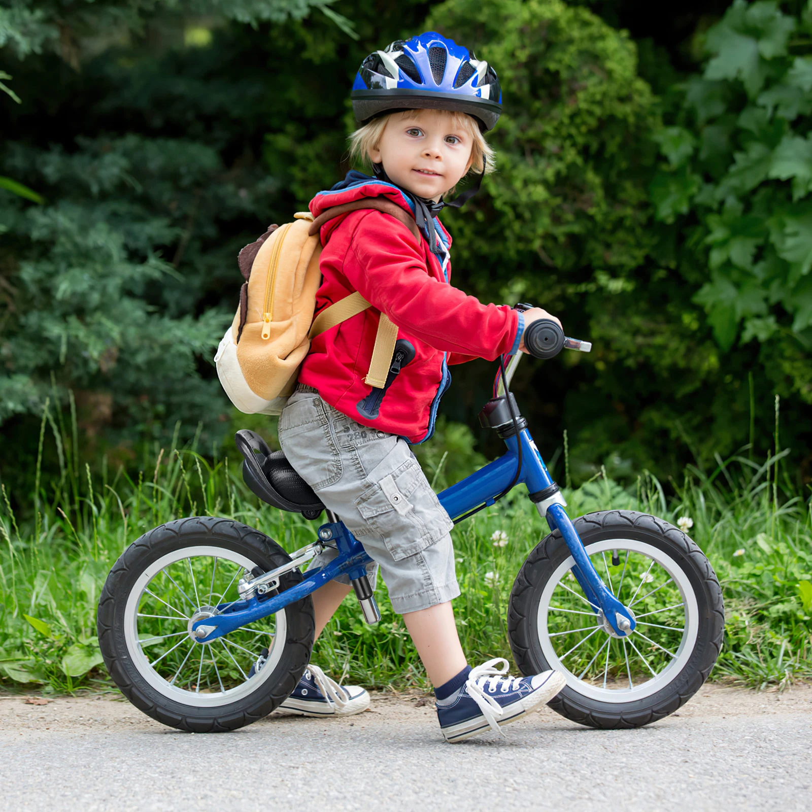 

Bike Seat Children's Bicycle Saddle Cushion Black Light Comfortable Easy Install Universal Fit Road Mountain Bikes