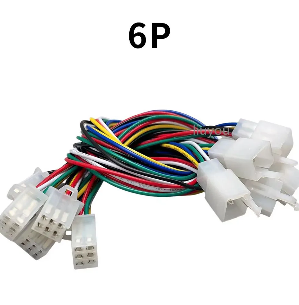 With wire 2.8mm 2/3/4/6/9 pin Automotive 2.8 Electrical wire Connector Male Female cable terminal plug Kits Motorcycle ebike car