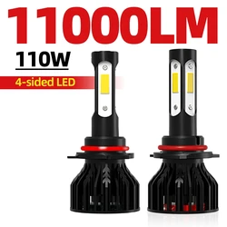 110W 9005 HB3 LED Headlight Bulbs 11000LM Super Bright H7 H4 H11 9006 HB4 9007 9012 HIR2 Car Lights 6000K Turbo Auto Headlamps