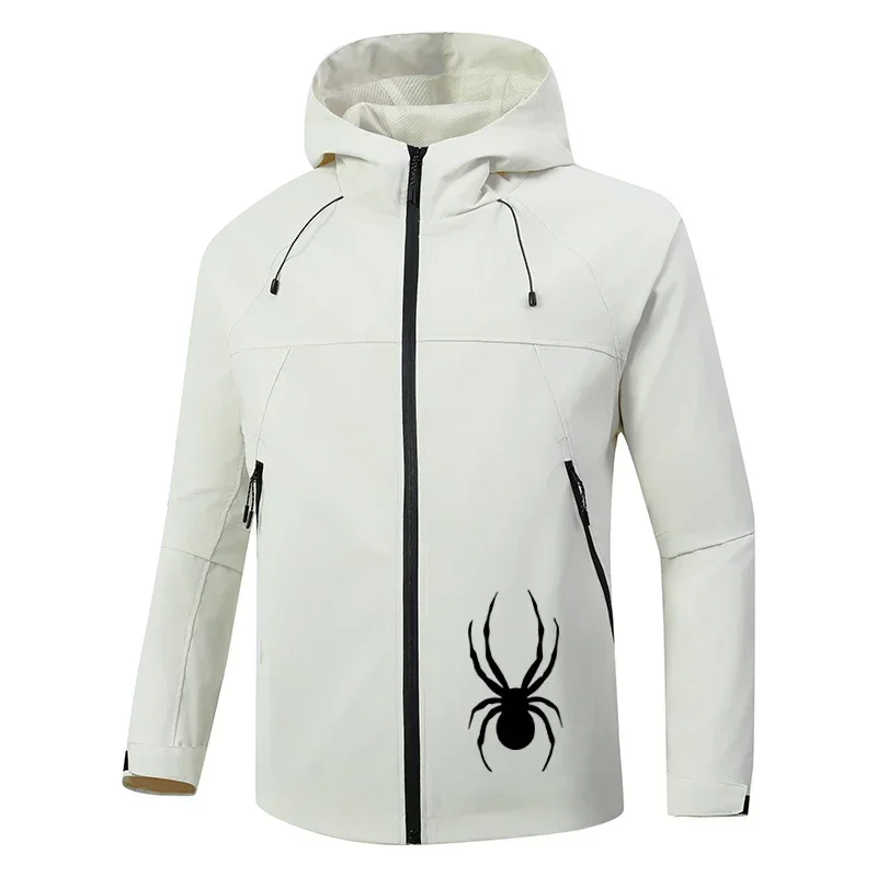 

Новая мужская весенне-осенняя уличная куртка с длинными рукавами и капюшоном для пешего туризма и велоспорта, модное ветрозащитное и водонепроницаемое пальто
