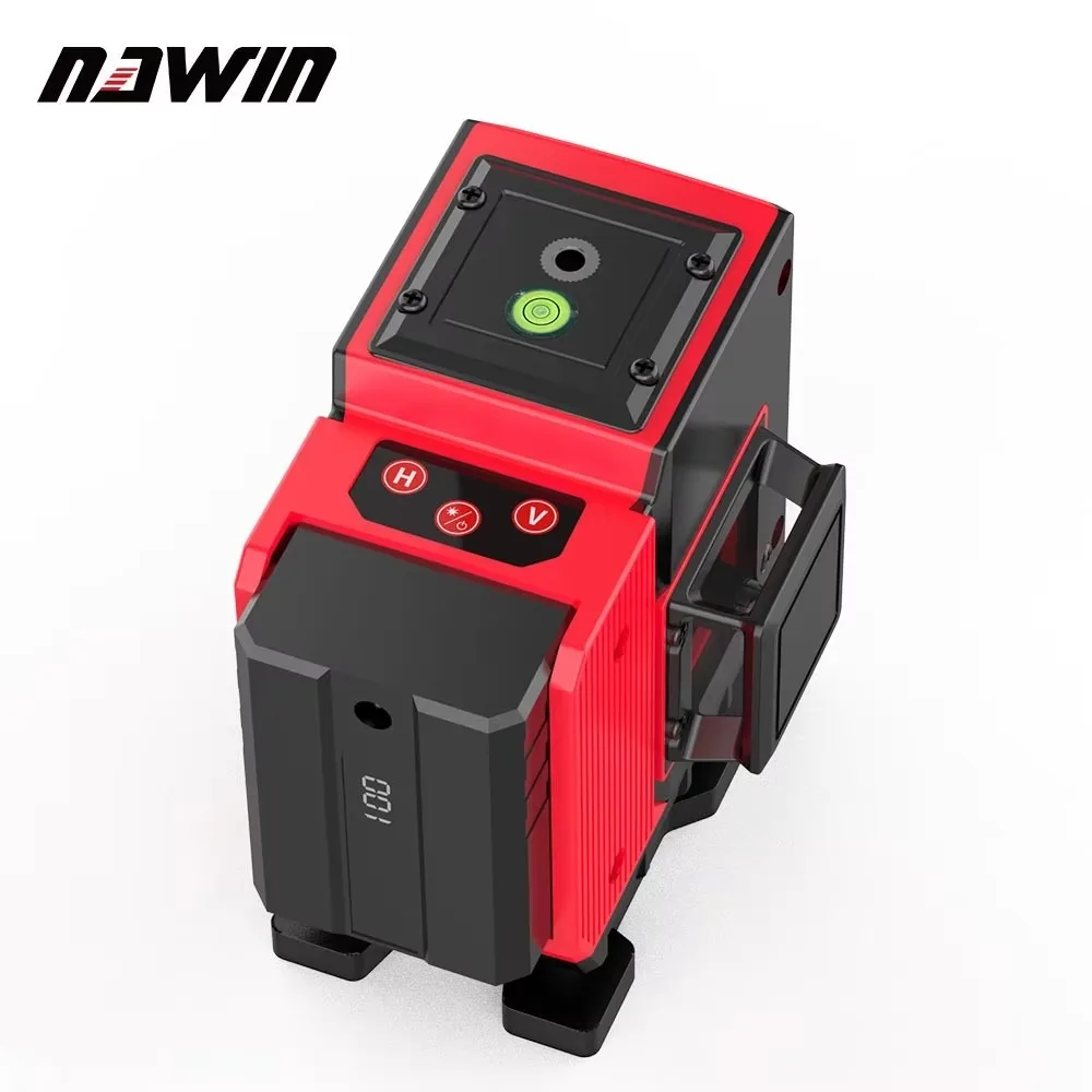 Cordless 16 Lines Laser Level High Precision Automatic 360 Degree Rotary Portable Self-Leveling Green Beam for